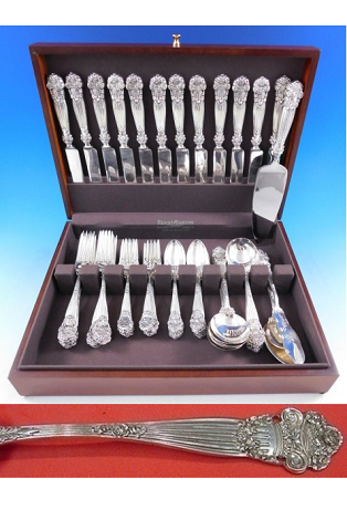 Georgian by Towle Sterling Silver Flatware Set for 12 Service 64 Pieces